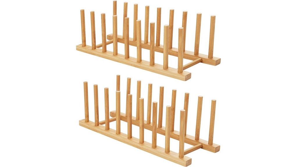 bamboo kitchen organization set