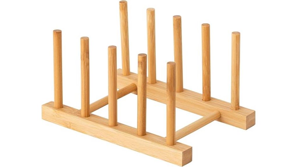 bamboo kitchen organizer dry