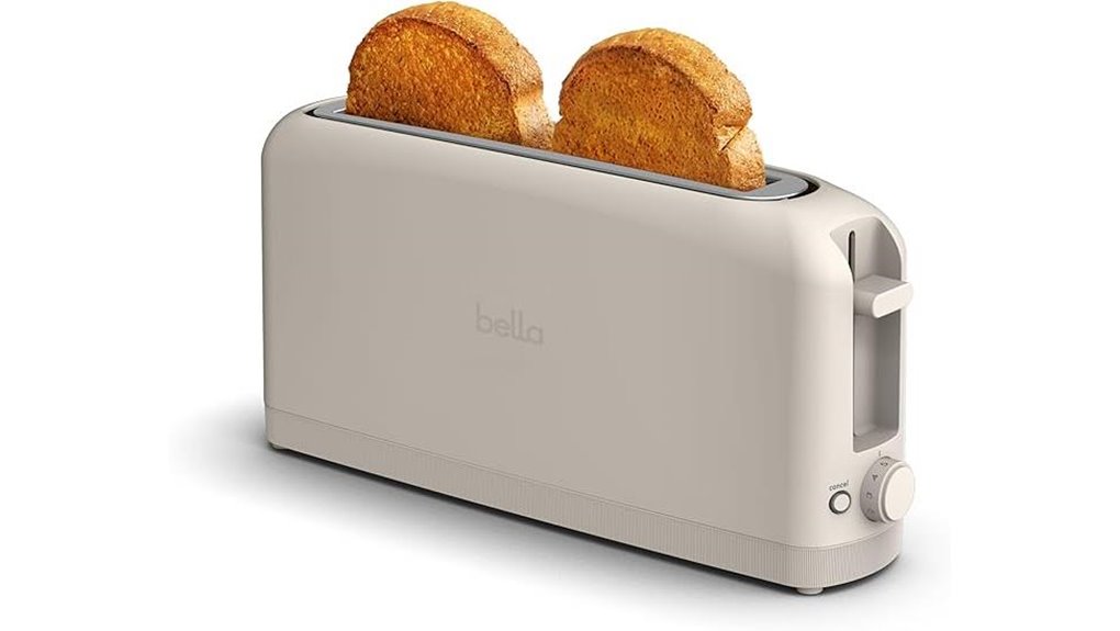 bella slim toaster features