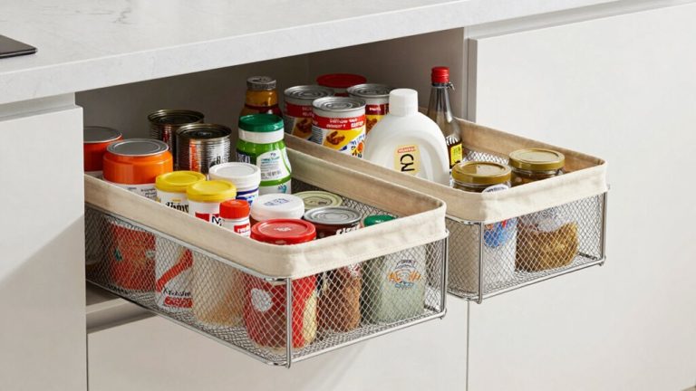 best pull down shelf baskets