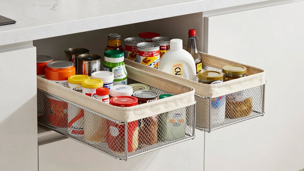 best pull down shelf baskets