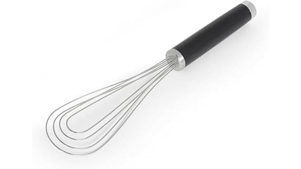 black 11 5 inch flat whisk