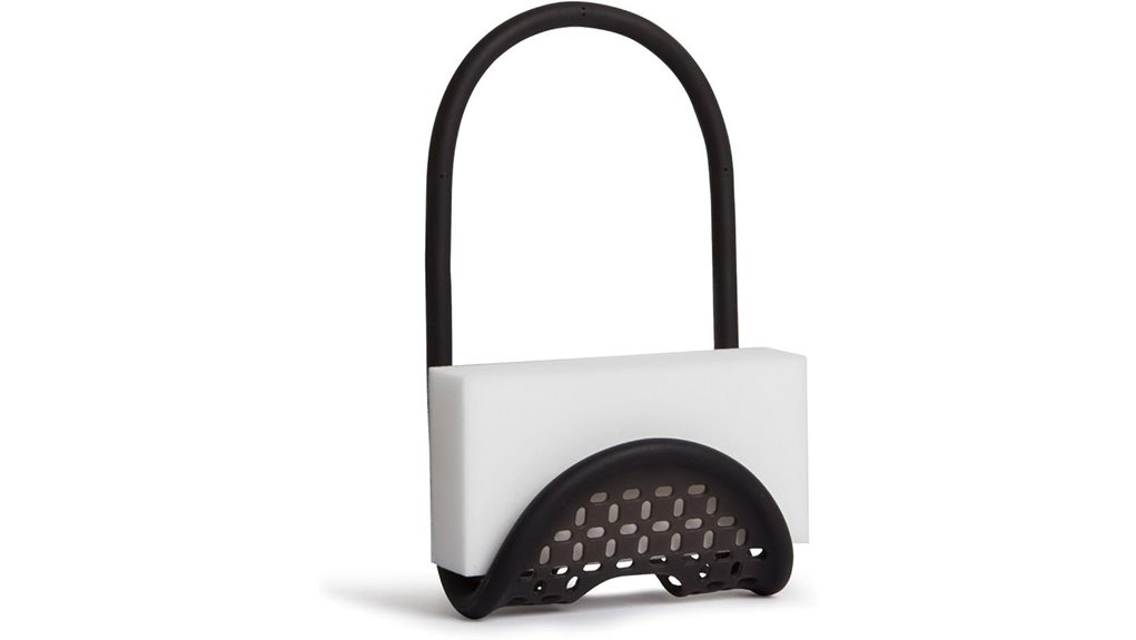 black kitchen sink caddy