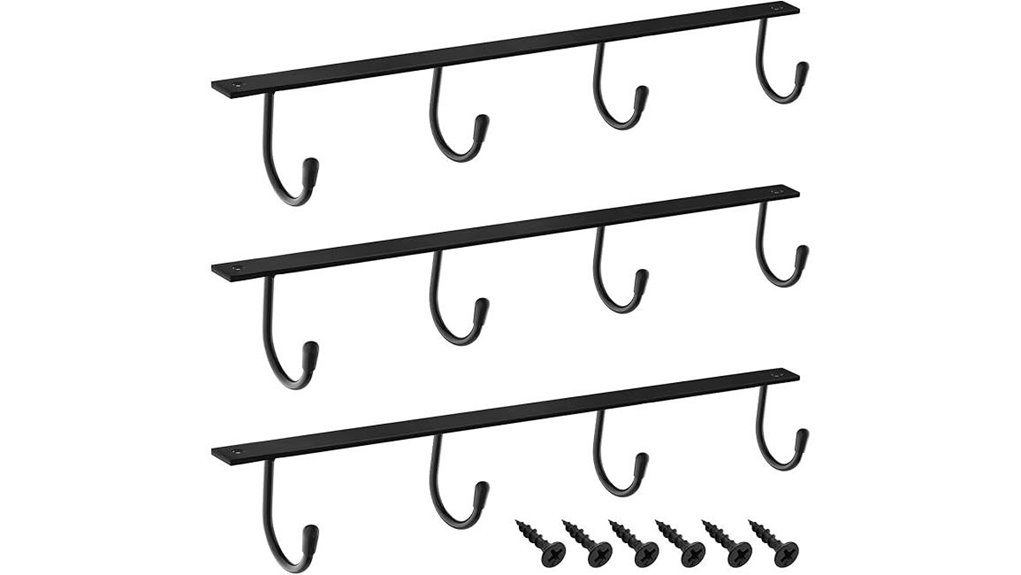 black metal mug holder