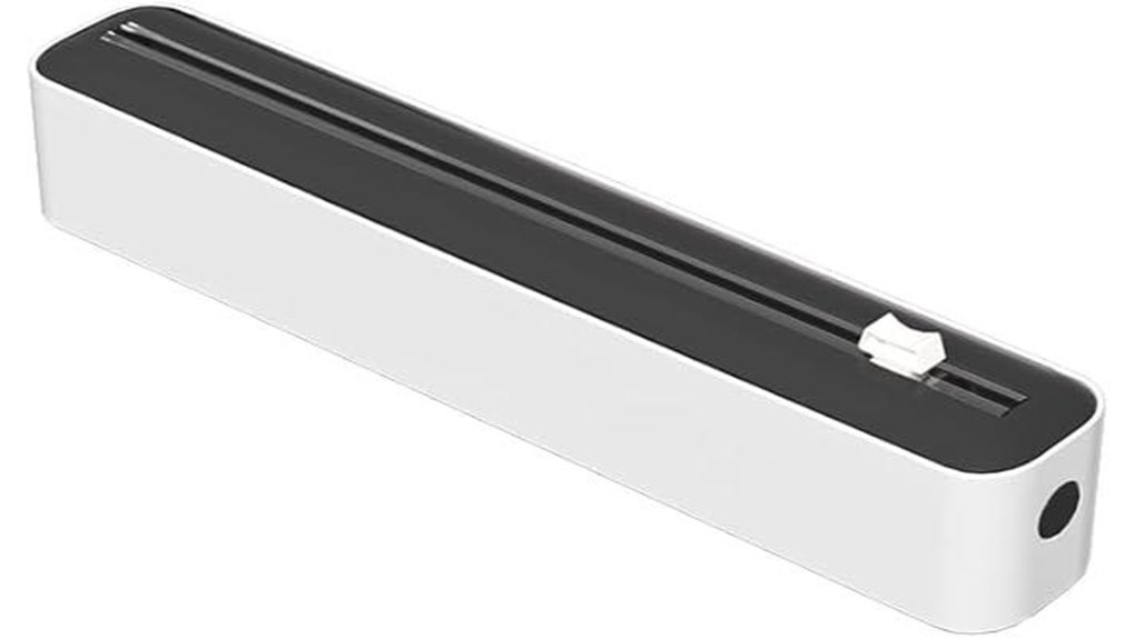 black plastic wrap cutter