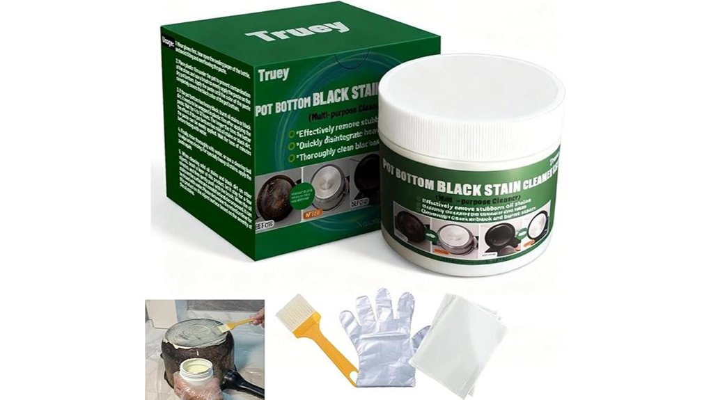 black stain cleaner set