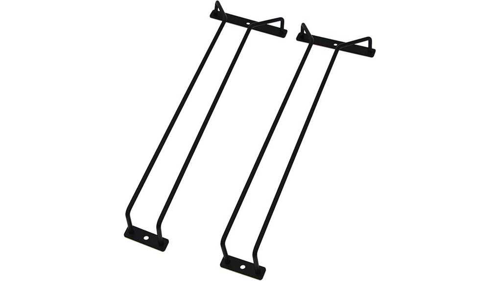 black wine glass rack