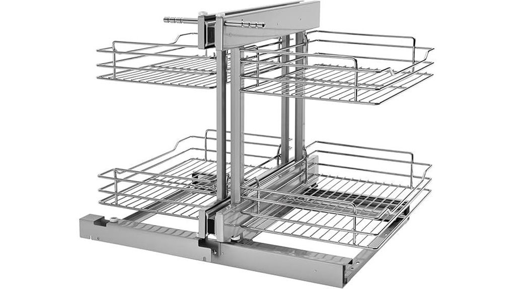blind corner cabinet organizer