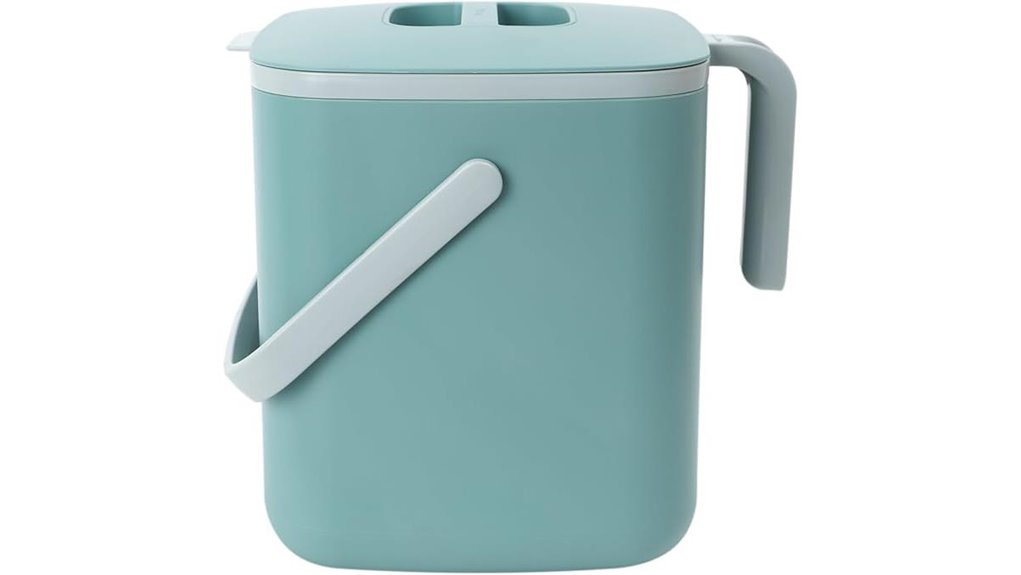 blue compost bin 5l