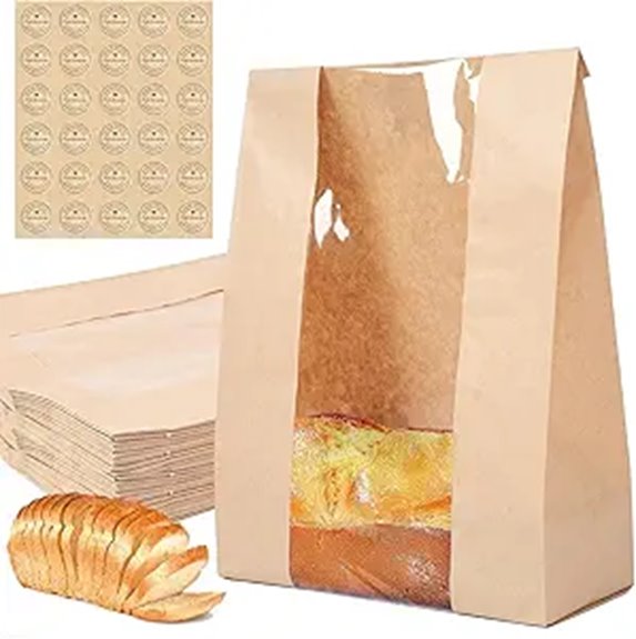 bread bags with labels
