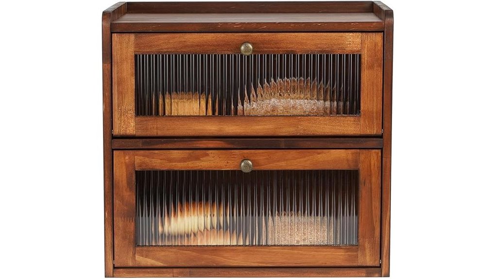 bread box with window