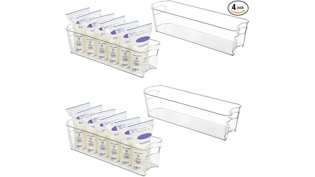 breastmilk storage container set