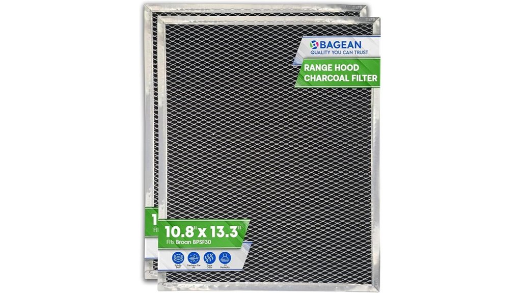 broan charcoal filter pack