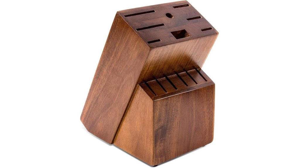 brown universal knife holder
