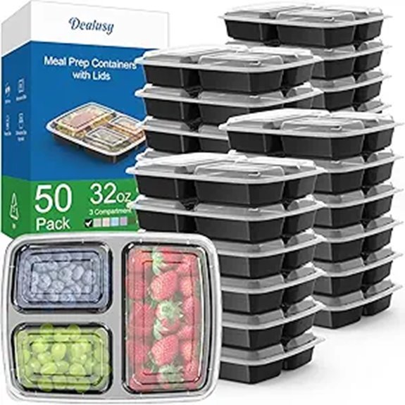 bulk meal prep containers