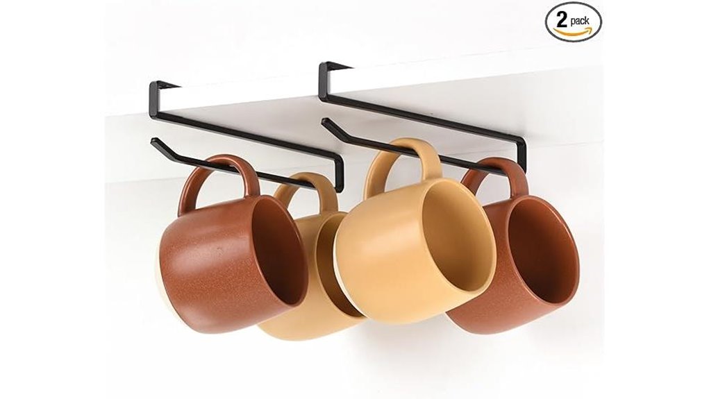cabinet clip on coffee holder