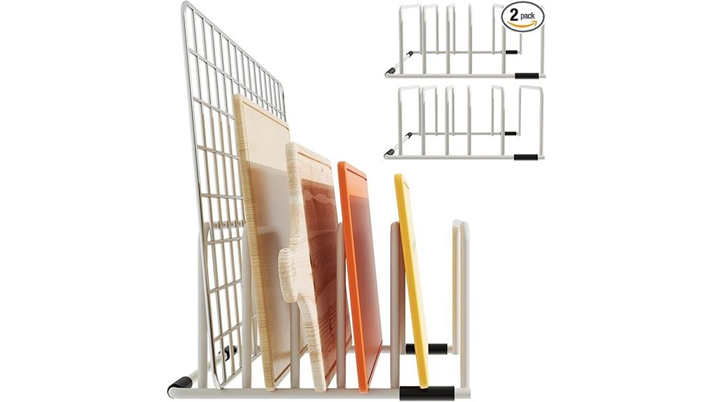 cabinet cookie sheet organizer