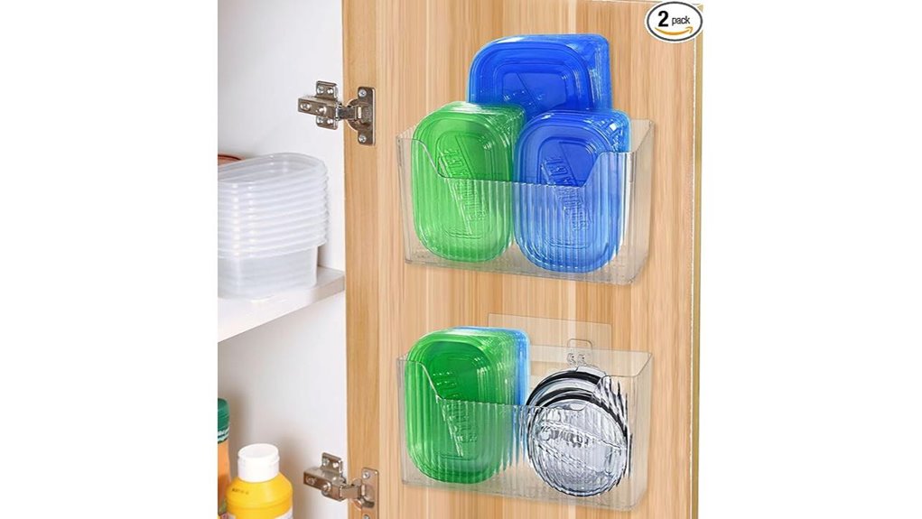 cabinet door storage solution