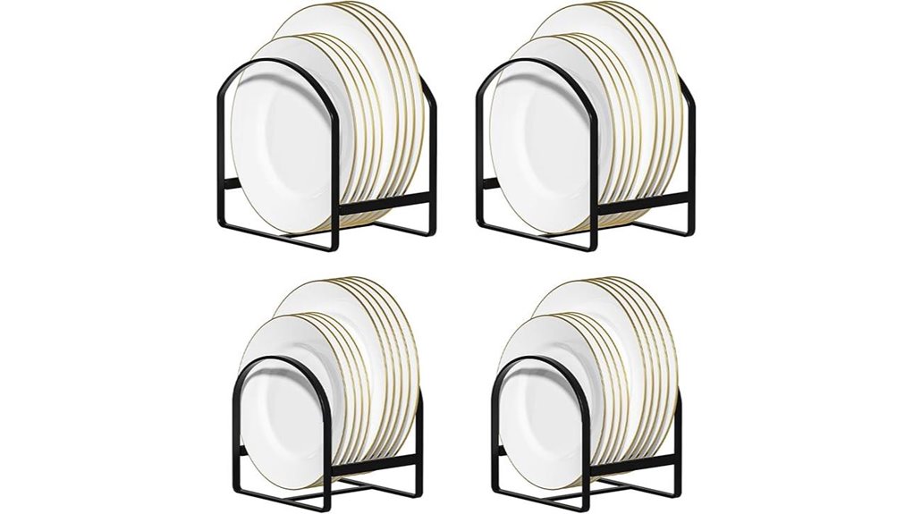 cabinet plate holder organizer