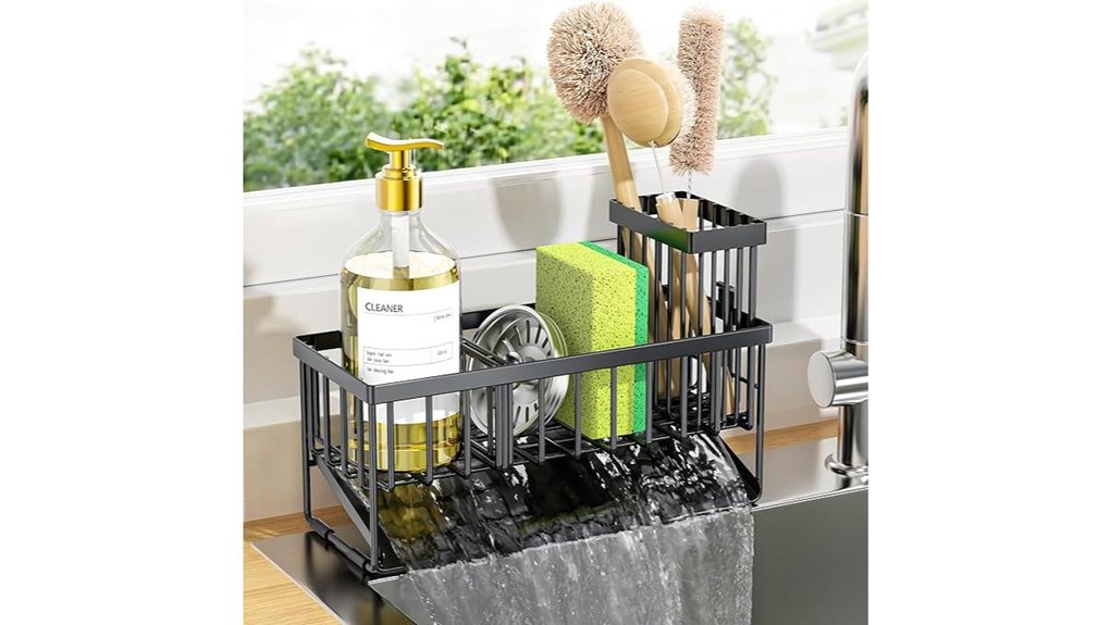 caddy with brush holder