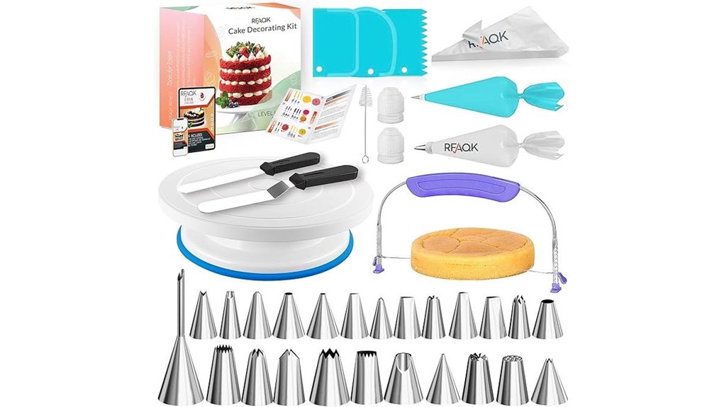 cake decorating kit included