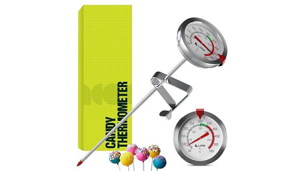 candy thermometer with clip