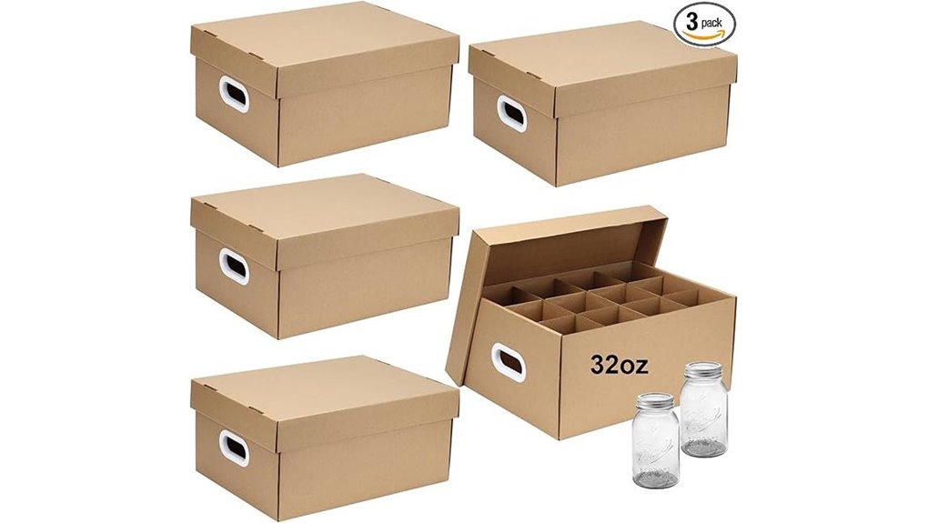 cardboard storage box set
