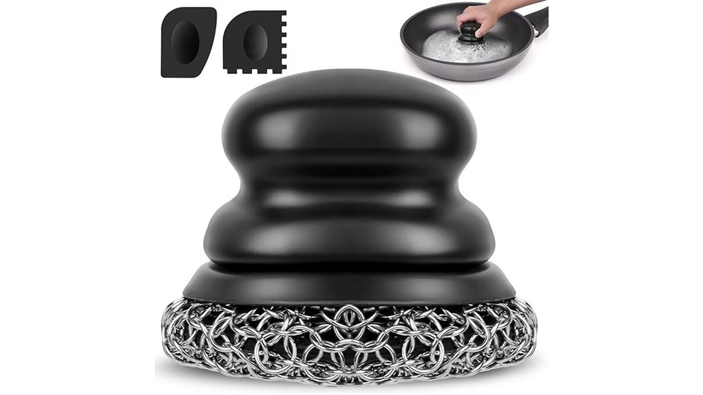 cast iron dish cleaner