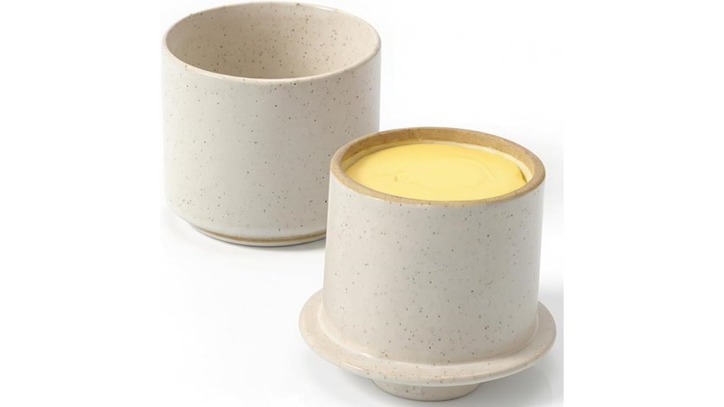 ceramic butter storage container