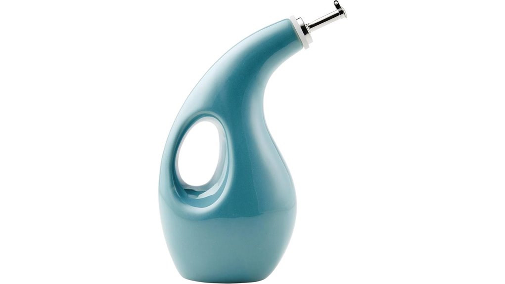 ceramic oil dispensing bottle
