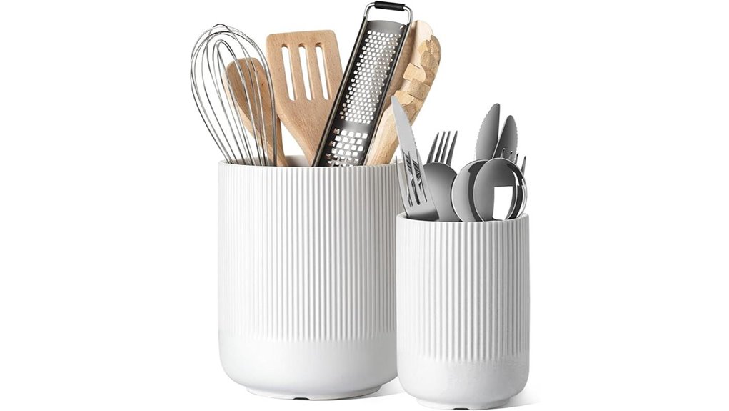 ceramic utensil holder set