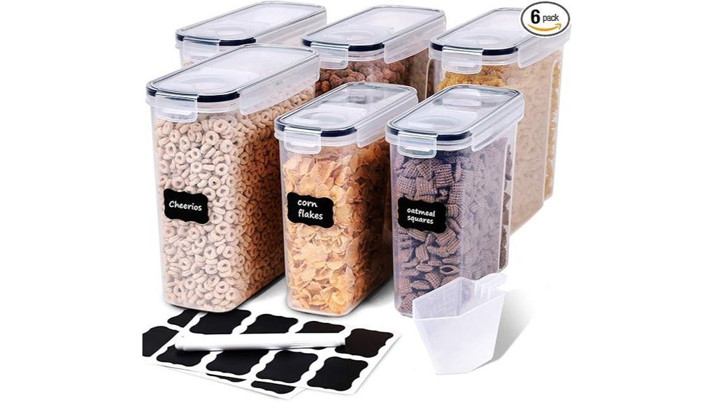 cereal storage container set