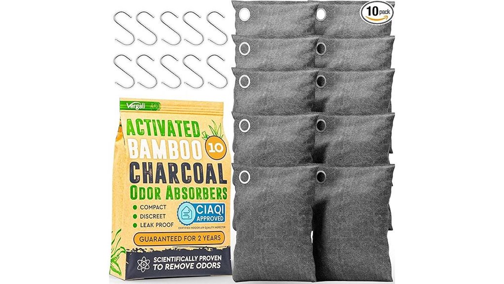 charcoal odor absorber bags