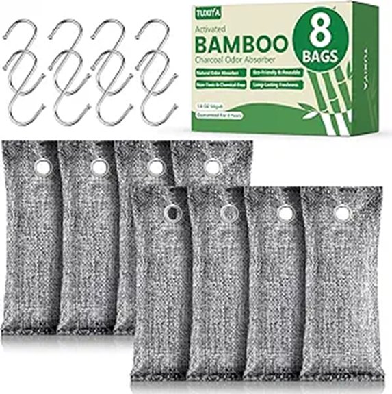 charcoal odor absorber packs