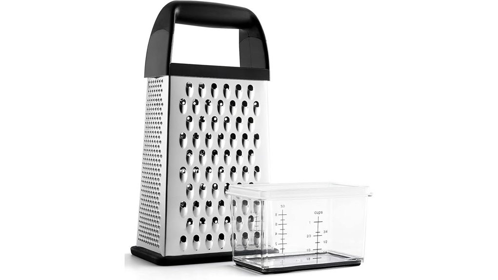 cheese grater with container