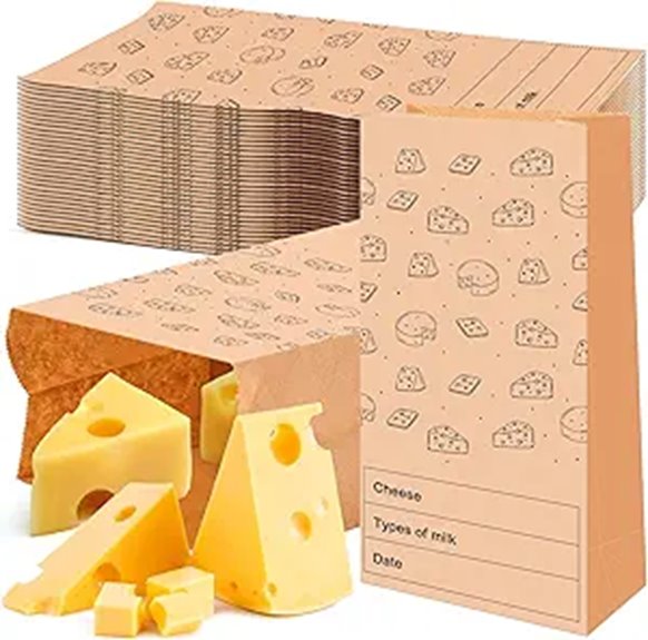 cheese storage bags pack