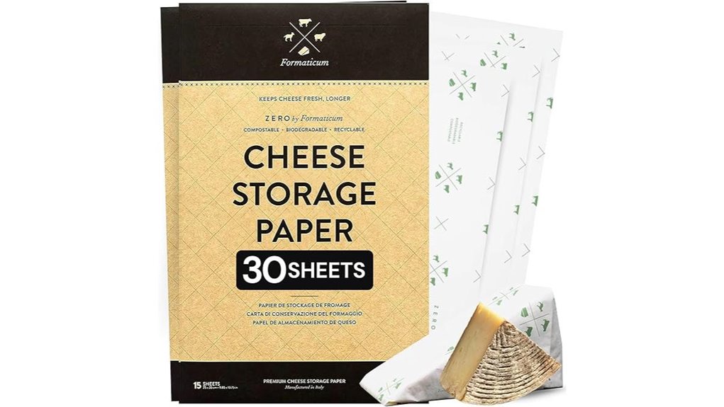 cheese storage paper pack