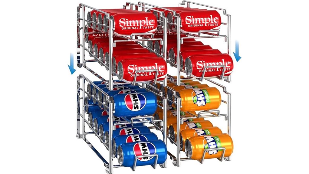 chrome can dispenser set