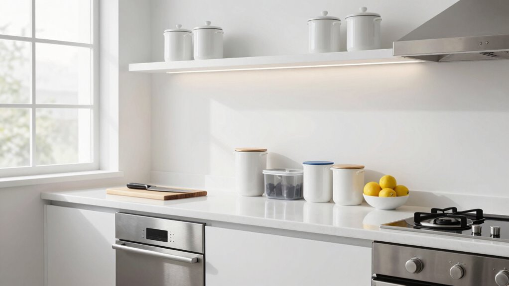 clean countertops regularly