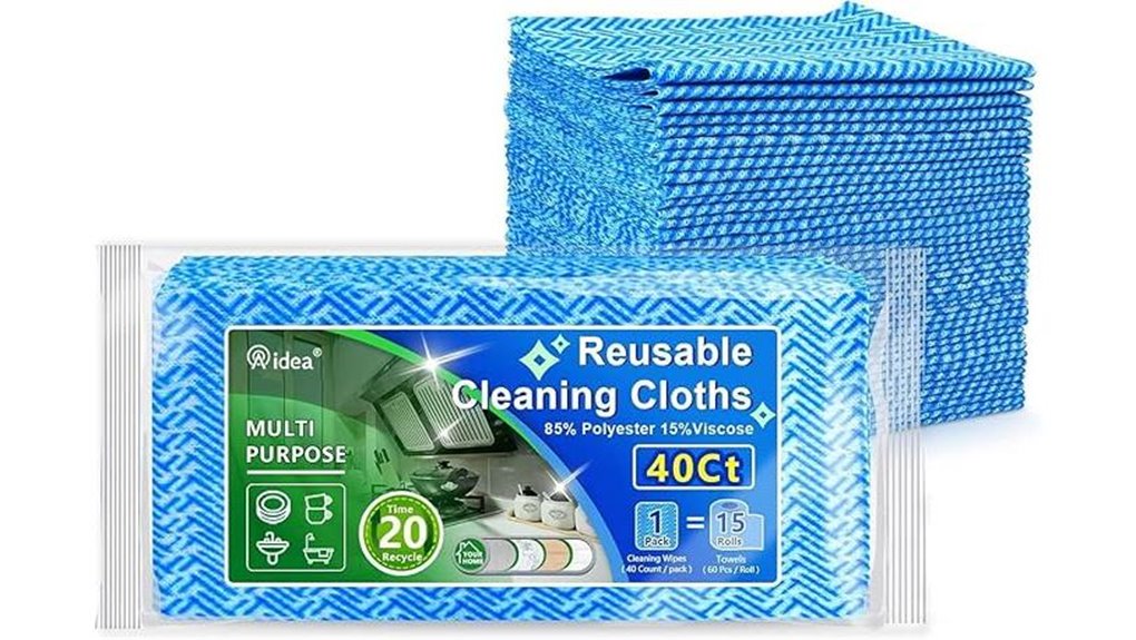 cleaning wipes and cloths