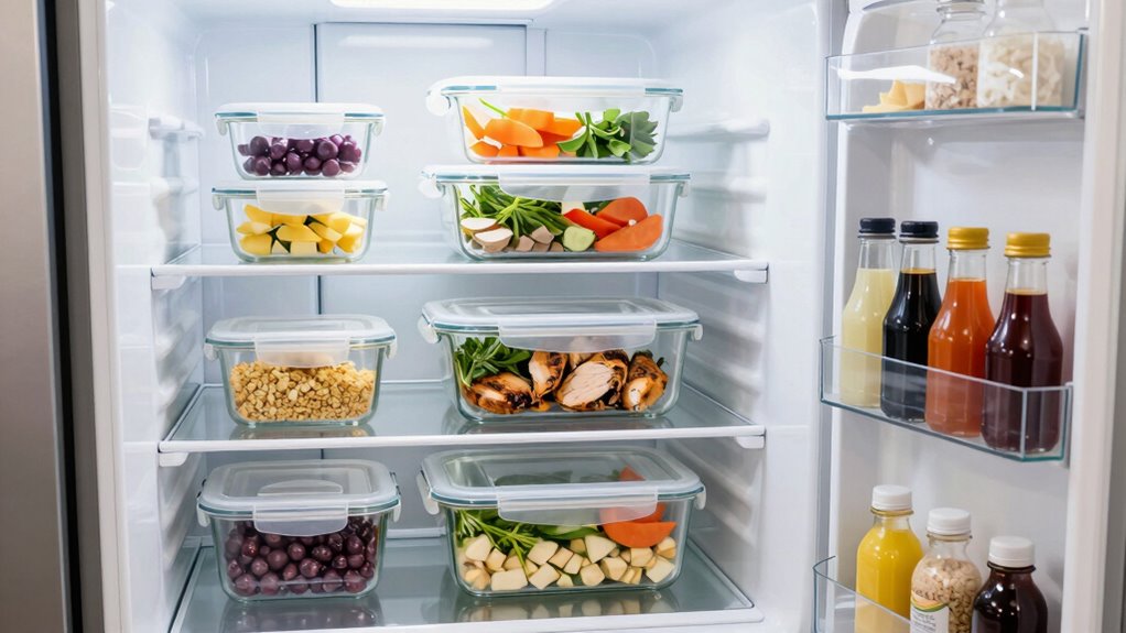 clear containers for organization