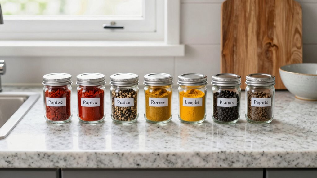 clear vs opaque spice containers