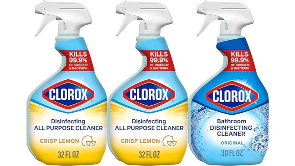 clorox cleaner pack three