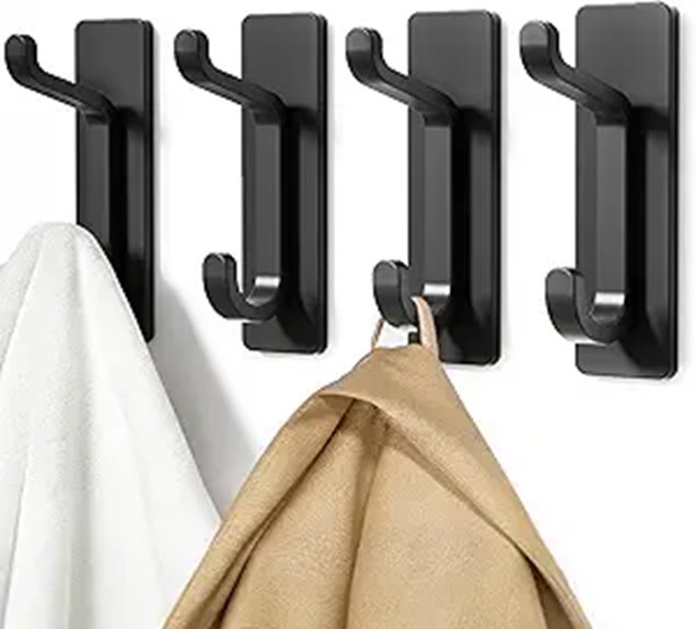 coat and towel hooks