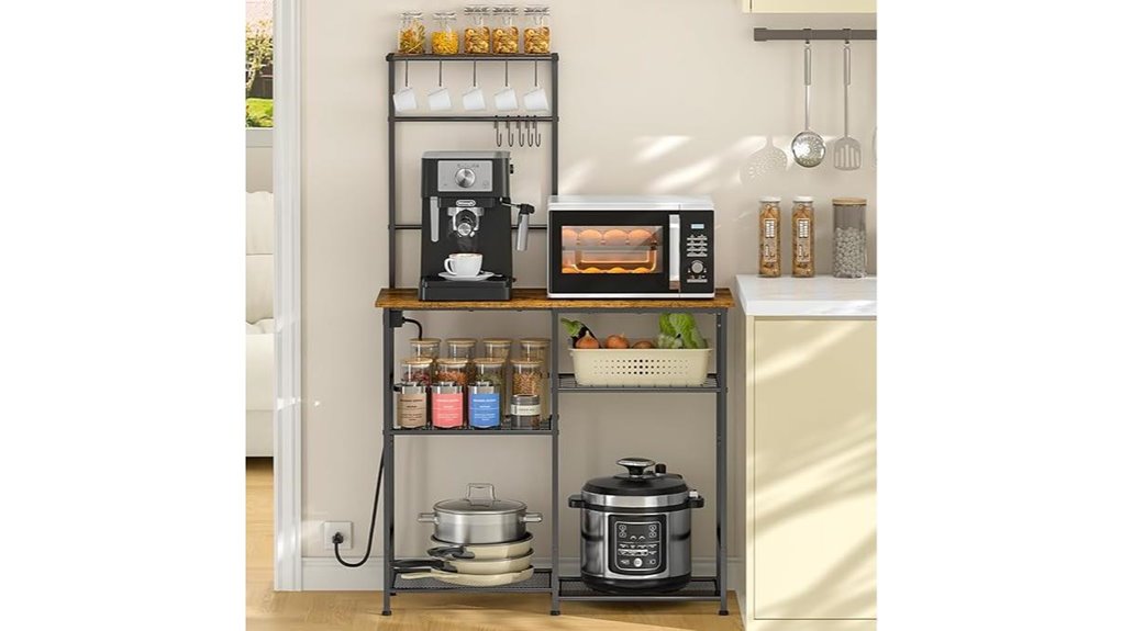 coffee bar with outlets