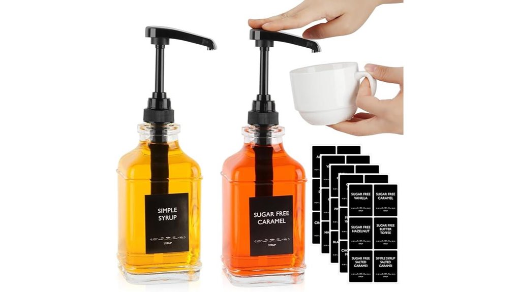 coffee syrup dispenser pack