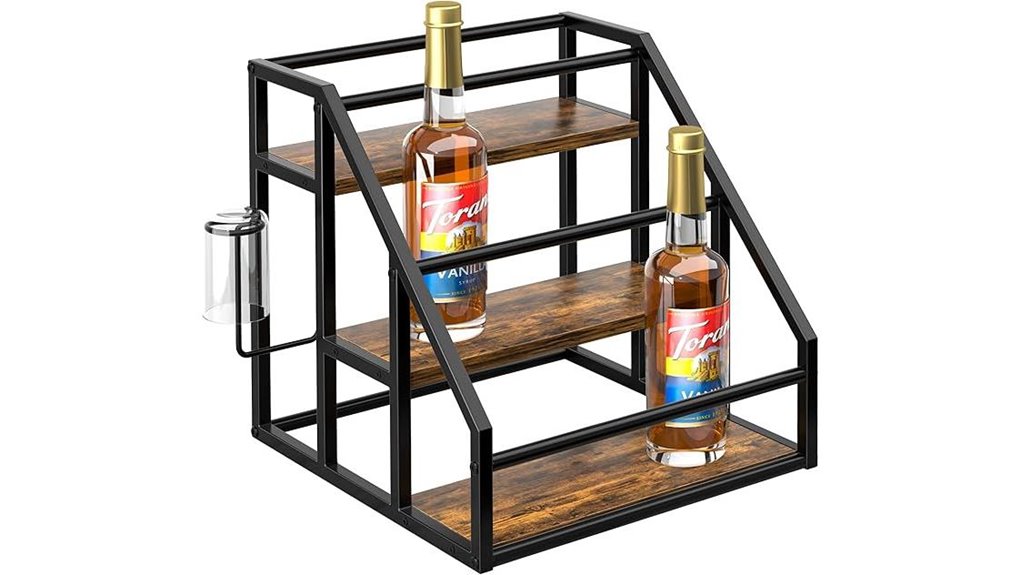 coffee syrup storage solution