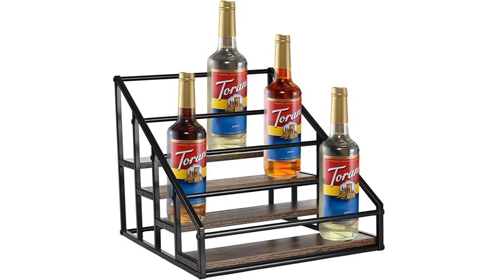 coffee syrup storage solution