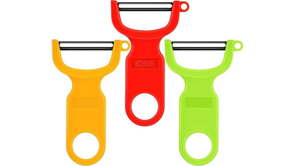 colorful carbon steel peelers