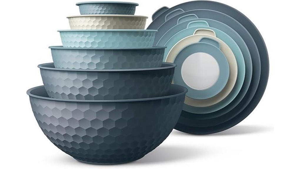 colorful mixing bowls set